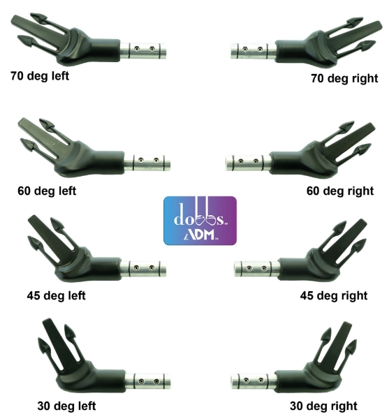 Picture of Dobbs ADM Fixed Bar End Clip, for use with ADM Bar