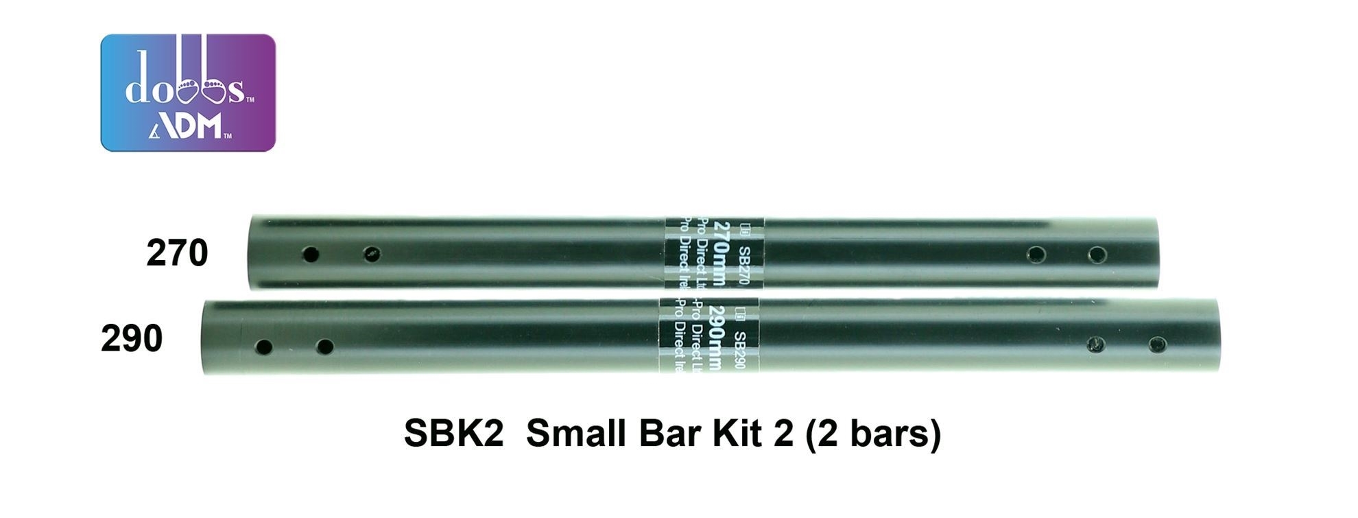 Dobbs ADM Long Bar Kit (2 bars), for use with Dobbs ADM Clips
