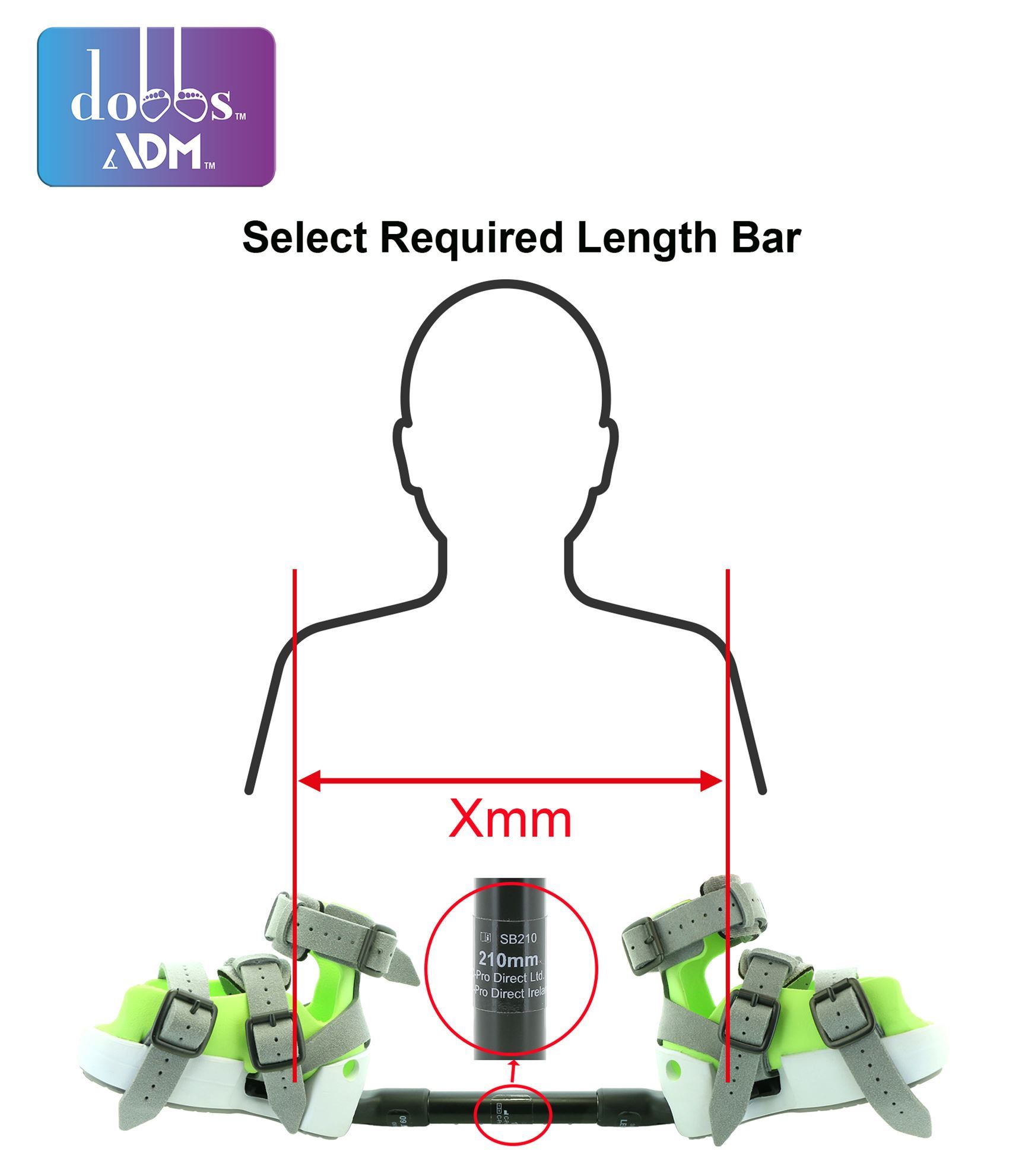 C-Pro Direct. Dobbs ADM Bar Kit (4/5 bars), for use with Dobbs ADM Clips